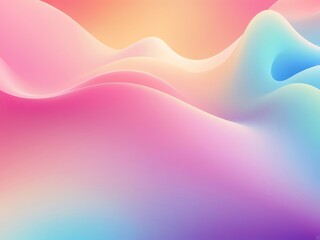 Abstract Colorful Waves Background