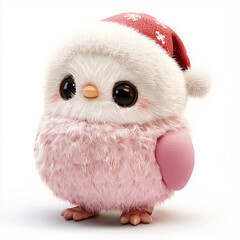 Christmas characters and objects , clipart, stuffed toy, plush toy, a fluffy fur texture, cutie