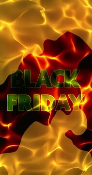 black friday fuego luces brillantes