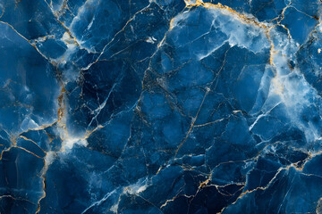 Blue Marble whit white veins, italian marble, abstract stone texture pattern, blue luxury background