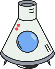 spacecraft rocket illustration