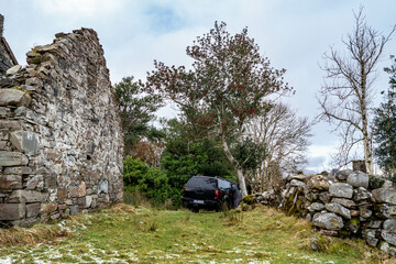 The lost village of Glenthornan by Dunlewey in County Donegal - Ireland