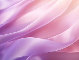 Pink Purple Ribbon Background with Soft Smooth Blur Texture for Product Poster Design