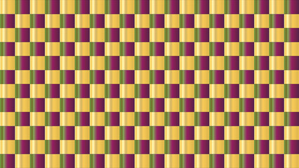 two color checkerboard. Purple and Yellow colors of checkerboard. Chessboard, checkerboard texture
