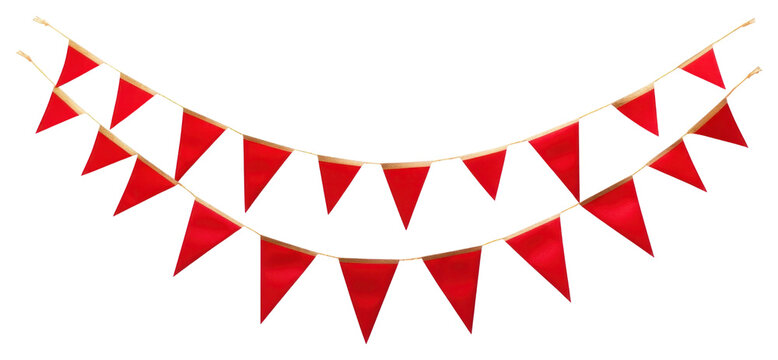 PNG Red and gold festival party bunting banner celebration chandelier.