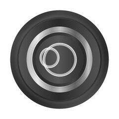 Elegantes Logo mit Kreisen auf weißem Hintergrund