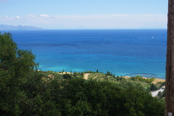 Obraz premium view of the sea from the sea