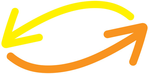 Long arrows icon set