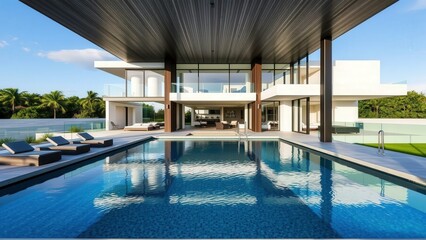Luxurious Modern Villa with Infinity Pool: Perfect for Relaxation and Entertaining