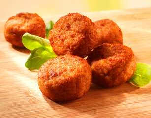 Hackbällchen, Fleisch, Frikadellen, Gehacktes, fastfood,