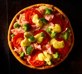 Pizza, Top Shoot, Broccoli, Tomaten, Italien, 