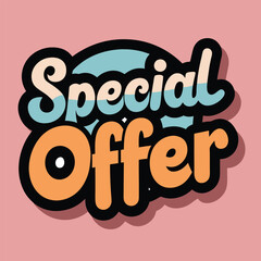 Special offer Sale sign for Advertising Discounts symbol