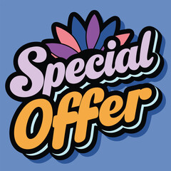 Special offer Sale sign for Advertising Discounts symbol