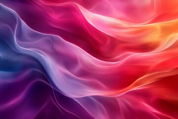 Obraz premium Abstract Wavy Background with Vibrant Gradient Colors