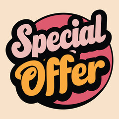 Special offer Sale sign for Advertising Discounts symbol