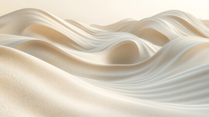 Obraz premium Explore the tranquility of serene sand dunes and their natural beauty