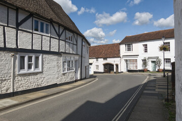 Old houses in Midhurst, Sussex, England
