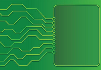 Green Circuit Board Background