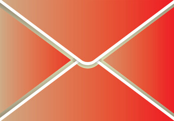 Vibrant Red Envelope Icon
