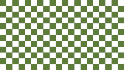 green and white checkered background