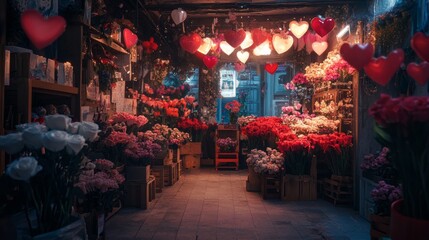 Naklejka premium flower business of all kinds of colors