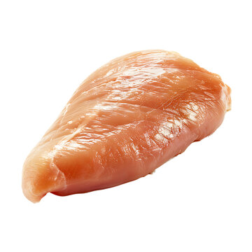 Raw Chicken Breast with Transparent Background