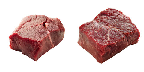 Fototapeta premium Fresh Cuts of Raw Red Meat for Culinary Use