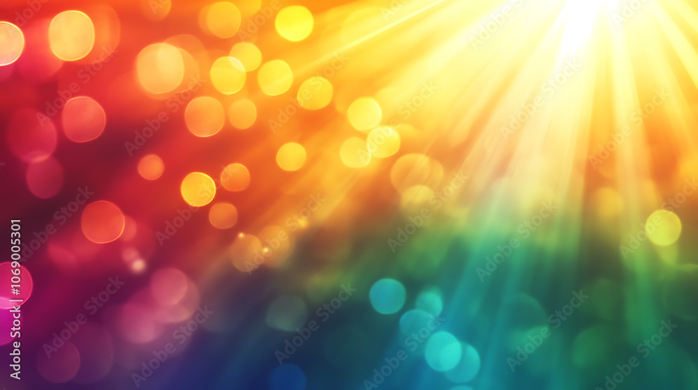 Poster abstract motion background with lens flares