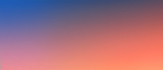 Naklejka premium Blurred gradient Cobalt to Peach background