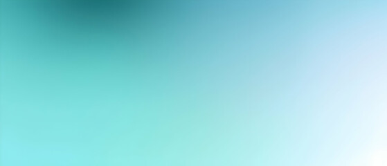 Fototapeta premium Blurred gradient Sky Blue to Mint background