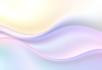 Obraz premium gentle waves in gradient shades The lighting is simple and warm. Helps create a feeling of balance and relaxation.