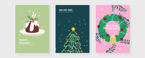 Festive Card Designs With Joyful Holiday Decorations