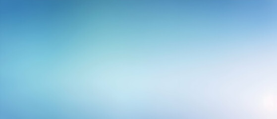 Obraz premium Blurred gradient Blue to White background