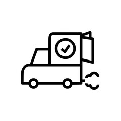 Truck icon symbol vector illustration