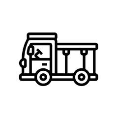 Truck icon symbol vector illustration