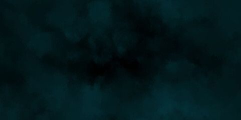 abstract cloud and vapor texture background. Black and teal smoke aquarelle smudge illustration smooth grungy smokey light pastel colors ink glow. Teal color powder explosion	
