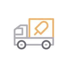 Truck icon symbol vector illustration