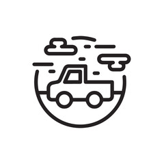 Truck icon symbol vector illustration