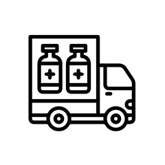 Truck icon symbol vector illustration