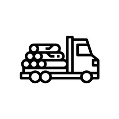 Truck icon symbol vector illustration