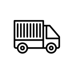 Truck icon symbol vector illustration