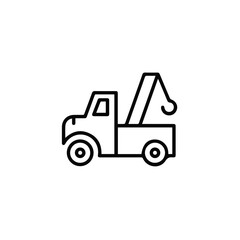 Naklejka premium Truck icon symbol vector illustration