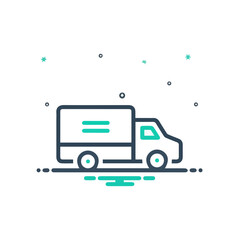 Truck icon symbol vector illustration