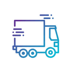 Truck icon symbol vector illustration
