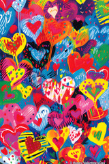 Obraz premium Valentine's Day postcard