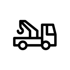 Naklejka premium Truck icon symbol vector illustration