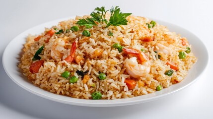 Delicious Shrimp Fried Rice.