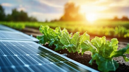 Solar Panels Enhancing Sustainable Farming Practices