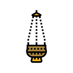 censer byzantine color icon vector. censer byzantine sign. isolated symbol illustration