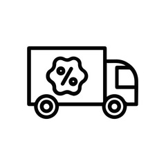 Truck icon symbol vector illustration
